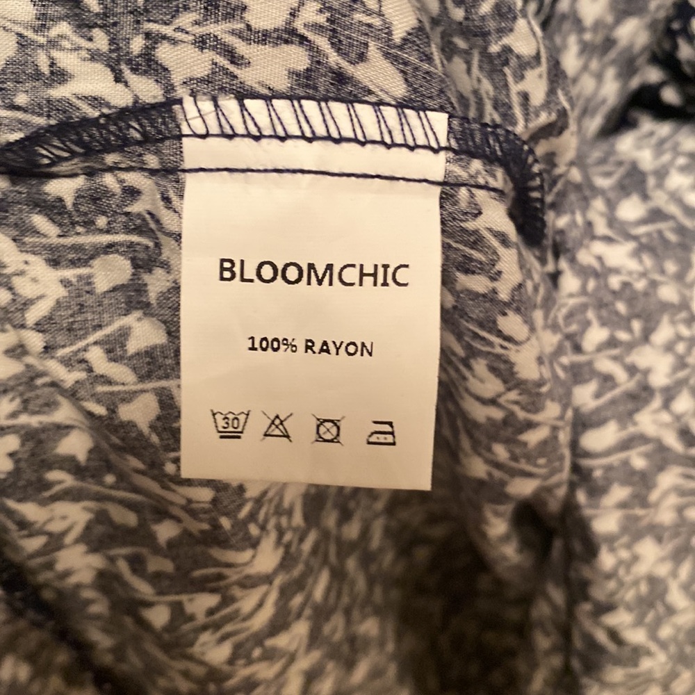 Brand New BloomChic Navy/White Wrap Dress…size 10 - Picture 6 of 7